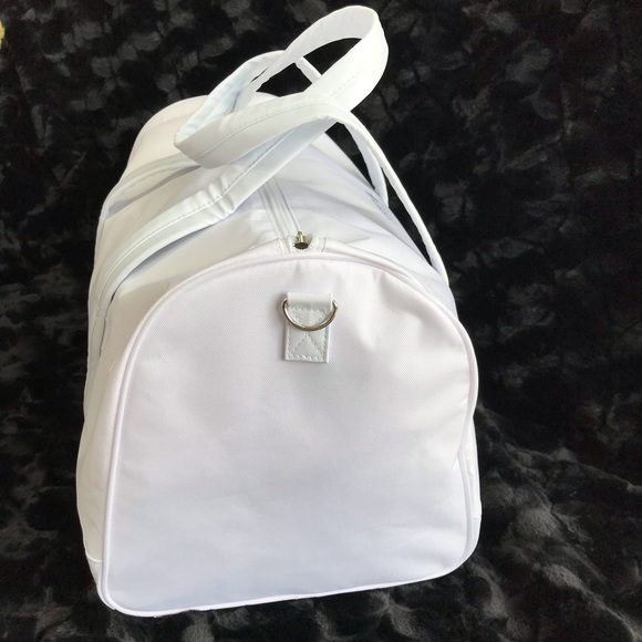 Lacoste Bags Lacoste Bag Gym Duffle Sports Weekender White New